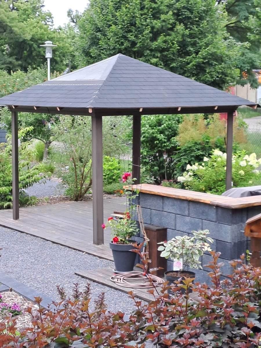 Terrassenüberdachungen und Pavillons aus Holz – Beispiel Strausberg